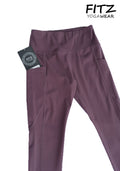 Fitz - Grace Leggings (Double-sided woolen cloth) - Purple