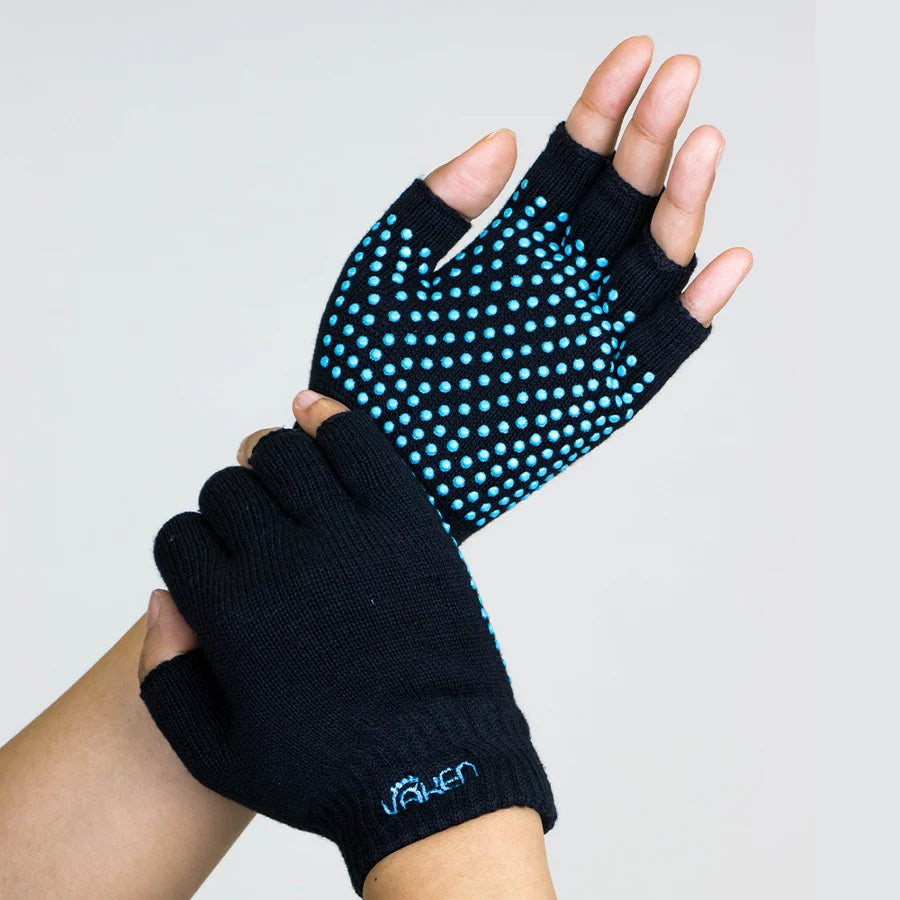 ถุงมือกันลื่นรุ่น Vaken Grip Gloves-1 Pairs/Pack - Black Dot Green