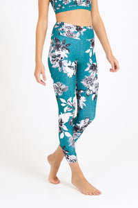 Dharmabums Willow High Waist Printed Yoga Legging - 7/8