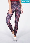 IBY-Long yoga pants, model 535S - Comma pattern