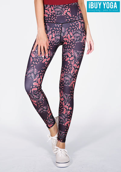 IBY-Long yoga pants, model 535S - Comma pattern