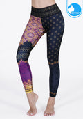 FITZ yoga pants, exercise, 9-inch legs, Phusa pattern