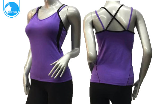 IBY - Sleeve Sports Top Build In Bra No.749