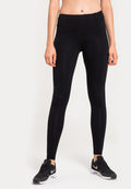 Fitz - High Waist Long Pants - Workout - Black