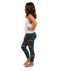 Liquido Active Children's Yoga Pants, Exercise, Borgona Pattern