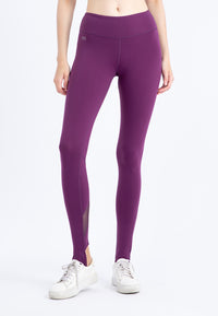 Fitz - Long Legging Track Mesh - Dark Purple