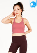 Sports bra, yoga bra, exercise bra IBY - Yoga Sport Crop With Bra Cropped - Pink