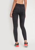 Fitz - High Waist Long Pants - Workout - Gray
