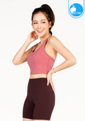 Sports bra, yoga bra, exercise bra IBY - Yoga Sport Crop With Bra Cropped - Pink