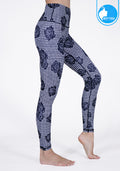 IBY-Long yoga pants, model 535S - Shinori pattern