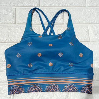 Fitz - Sport Bra - Thai silk pattern Mai tai-S