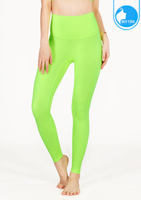 IBY - Yoga High Waist Long Legging Sun Bright - Neon สีเหลืองเรืองแสง