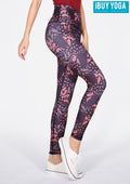 IBY-Long yoga pants, model 535S - Comma pattern