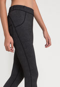 Fitz - High Waist Long Pants - Workout - Gray