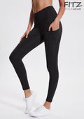 Fitz - Grace Leggings (Double-sided woolen cloth) - Black