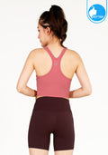Sports bra, yoga bra, exercise bra IBY - Yoga Sport Crop With Bra Cropped - Pink