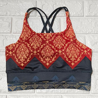 Fitz - Sport Bra - Sari pattern Sari-S