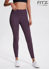 Fitz - Grace Leggings (Double-sided woolen cloth) - Purple