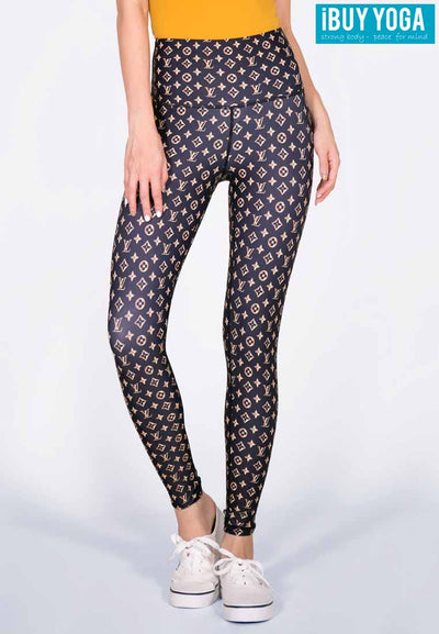 IBY-Long yoga pants, model 535S - LV pattern