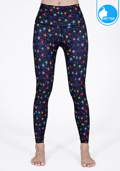 IBY-Long yoga pants, model 535S - Sa Ky Dao pattern