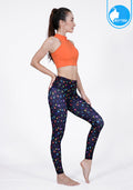 IBY-Long yoga pants, model 535S - Sa Ky Dao pattern