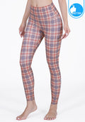 IBY-Long yoga pants, model 535S - ScottishBB pattern