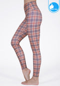 IBY-Long yoga pants, model 535S - ScottishBB pattern