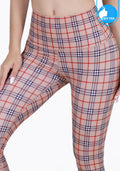 IBY-Long yoga pants, model 535S - ScottishBB pattern
