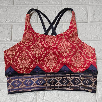 Fitz - Sport Bra - Sari pattern Sari-S