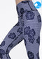 IBY-Long yoga pants, model 535S - Shinori pattern
