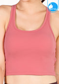 Sports bra, yoga bra, exercise bra IBY - Yoga Sport Crop With Bra Cropped - Pink