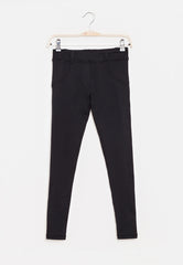 Fitz - High Waist Long Pants - Workout - Black