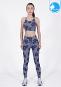 IBY-Long yoga pants, model 535S - Shinori pattern