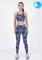 IBY-Long yoga pants, model 535S - Shinori pattern