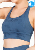 Sports bra, yoga bra, exercise bra IBY - Yoga Sport Bra Cloud - Dark Blue, dark blue *Ready to ship*