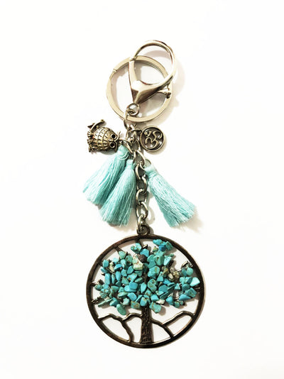 Tree of life Keychain - Turquoise