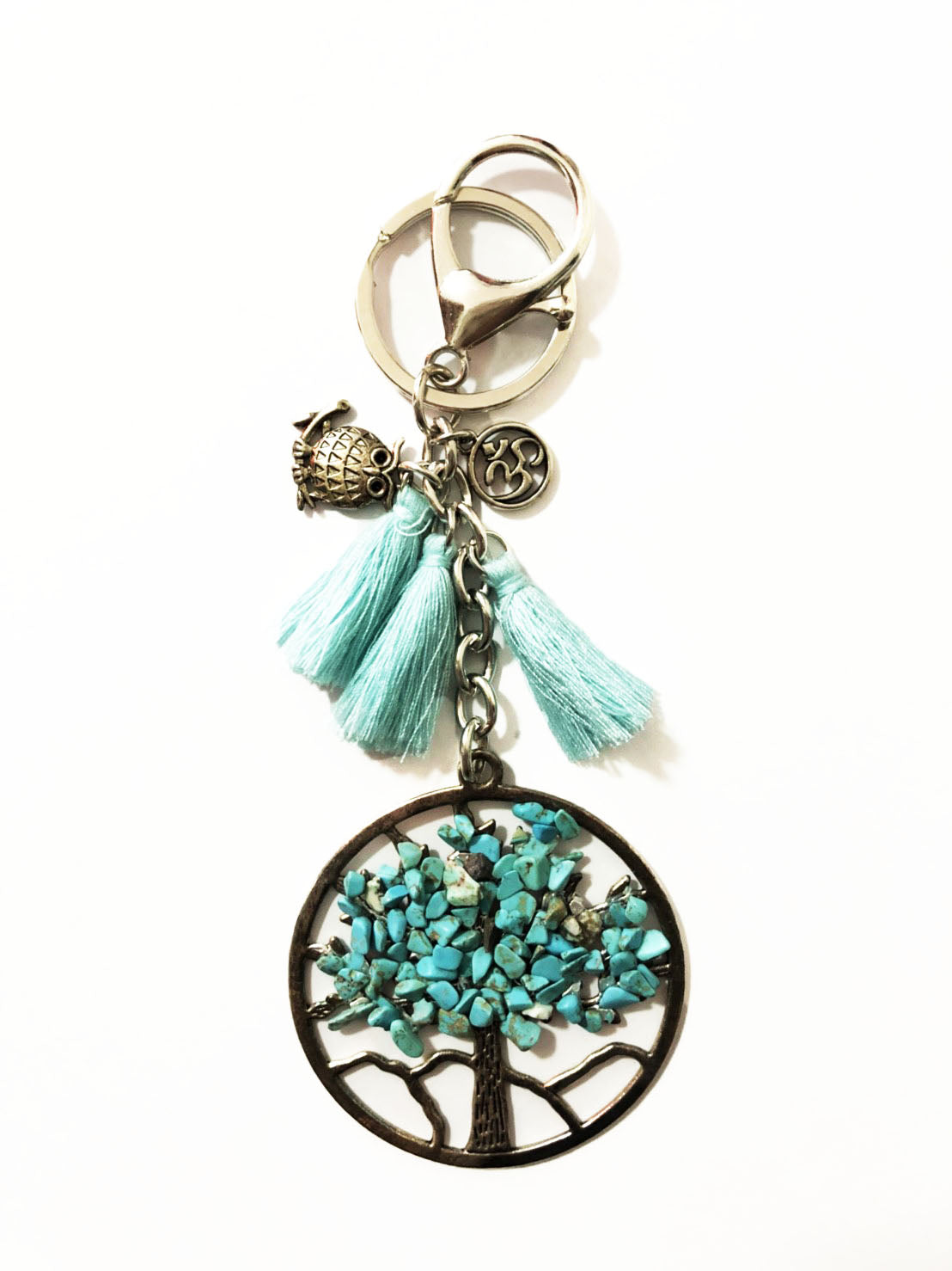 พวงกุุญแจ Tree of life Keychain - Turquoise