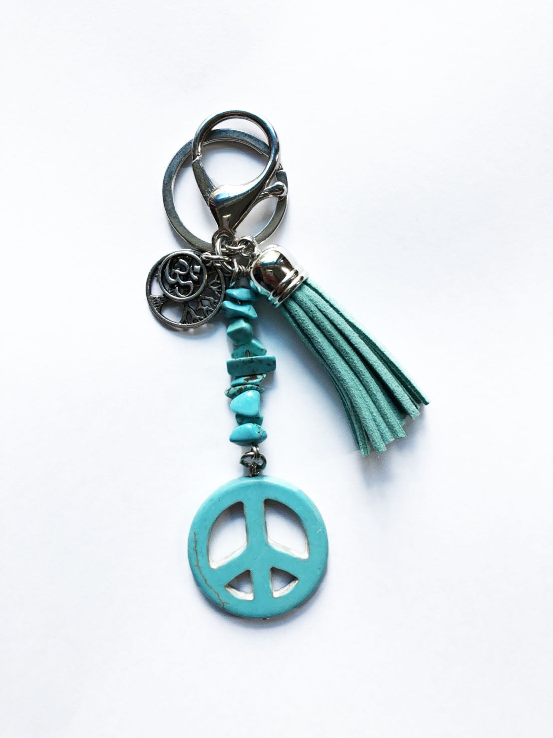 พวงกุุญแจ Peace Keychain - Turquoise