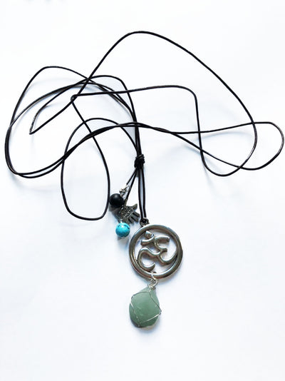 Aum Necklace - Jade