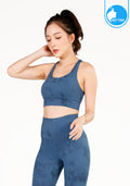 Sports bra, yoga bra, exercise bra IBY - Yoga Sport Bra Cloud - Dark Blue, dark blue *Ready to ship*