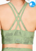 Sports bra, yoga bra, exercise bra IBY - Yoga Sport Bra Cloud - Green Green *Ready to ship*