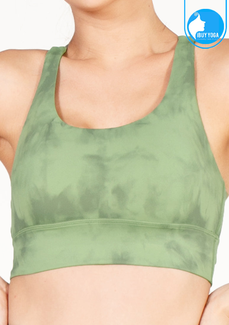 สปอร์ตบรา บราโยคะ บราออกกำลังกาย IBY - Yoga Sport Bra Cloud - Green เขียว *พร้อมส่ง*