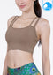 สปอร์ตบรา บราโยคะ บราออกกำลังกาย IBY - Yoga Sport Crop With Bra Adorable - Brown น้ำตาล