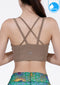 สปอร์ตบรา บราโยคะ บราออกกำลังกาย IBY - Yoga Sport Crop With Bra Adorable - Brown น้ำตาล
