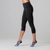 Tavi Noir High Waisted Crop Tight - Ebony
