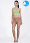 IBY - Yoga Sport Crop With Bra Awake - Green Tea Milk สีชาเขียวนม