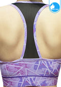 Sports bra, yoga bra, exercise bra IBY - Yoga Sport Bra - Pinky pattern