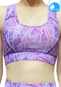 Sports bra, yoga bra, exercise bra IBY - Yoga Sport Bra - Pinky pattern