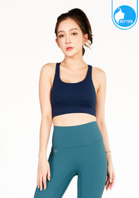 สปอร์ตบรา บราโยคะ บราออกกำลังกาย IBY - Yoga Sport Bra Cloud - Dark Navy กรมท่า *พร้อมส่ง*