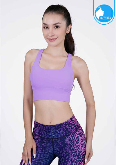 IBY - Yoga Sport Bra Light Support Be Fine - Orchid Purple